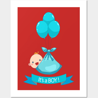 It's A Boy Posters and Art